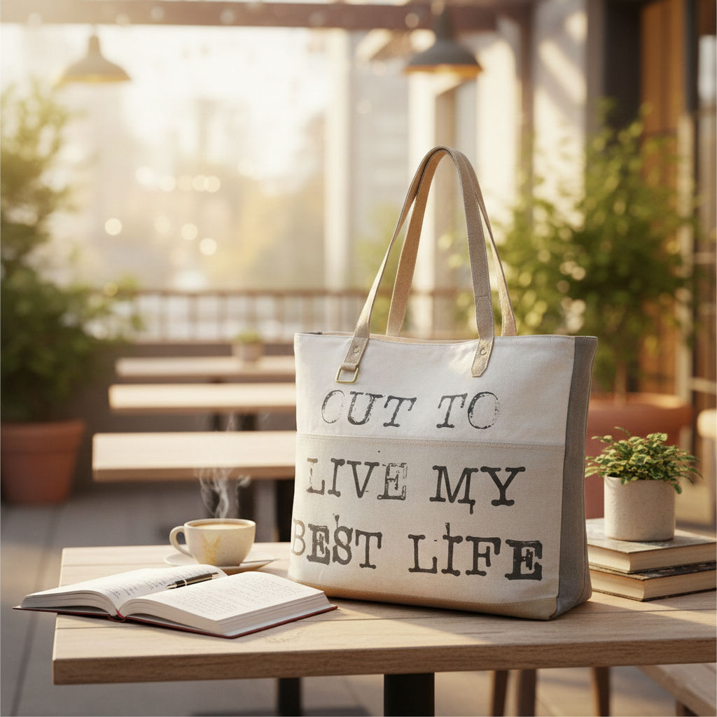 Extra Large Canvas Handbag for Women